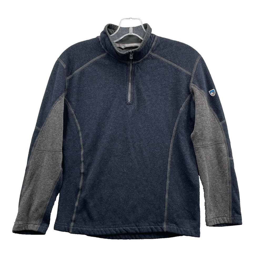 Kuhl Kashmira Fleece 1/4 Zip Sweater Youth Boys Medium Fleece Gorpcore Camping‎